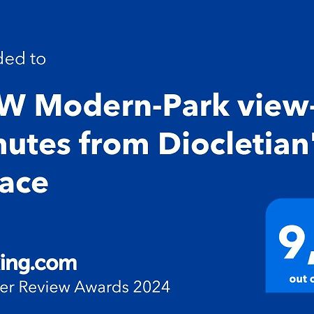 New Modern-Park View-5 Minutes From Diocletian'S Palace Сплит Екстериор снимка