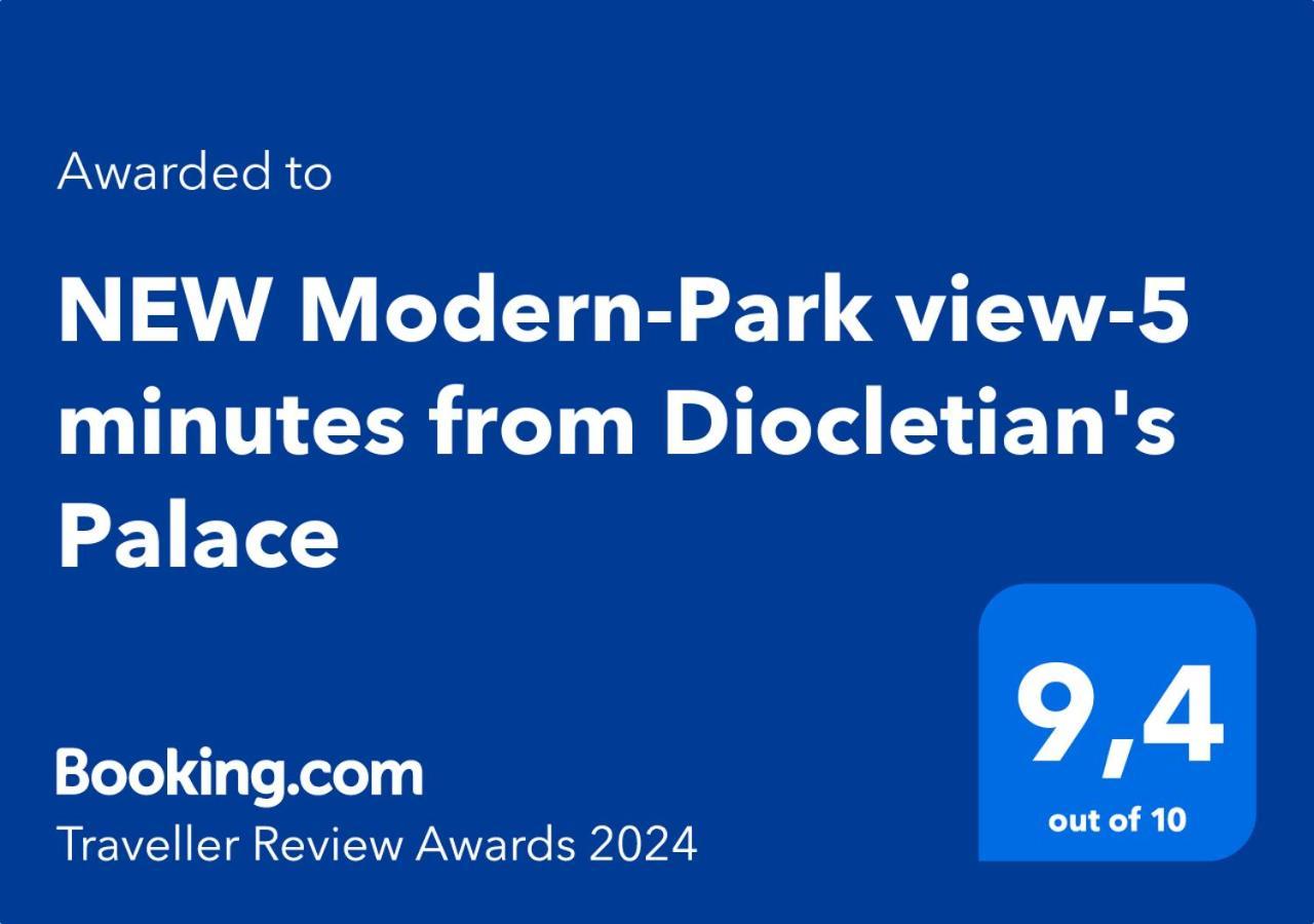 New Modern-Park View-5 Minutes From Diocletian'S Palace Сплит Екстериор снимка